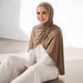 Hijab Long en Coton Jersey Doux