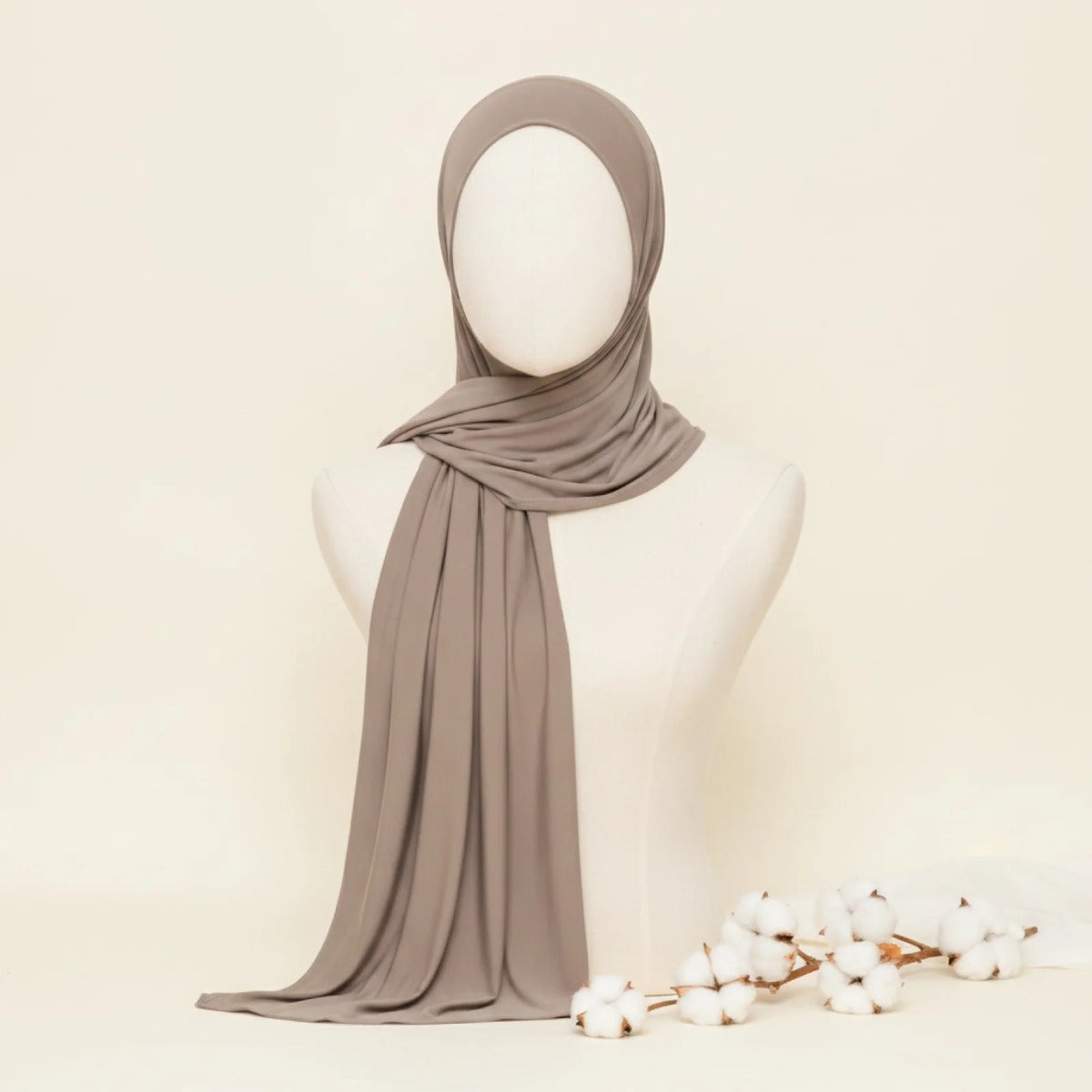 Hijab Instantané aimanté Jersey Stretch Premium