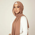 Foulard Hijab en Mousseline Unie