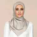 Foulard Carré en Satin de Soie