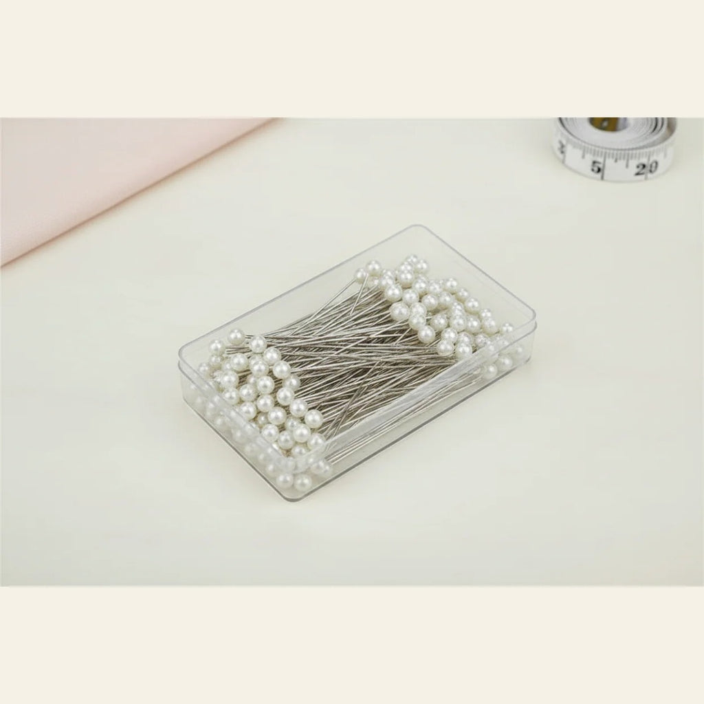 Épingles à Tête en Verre pour Hijab - Lot de 100 pcs