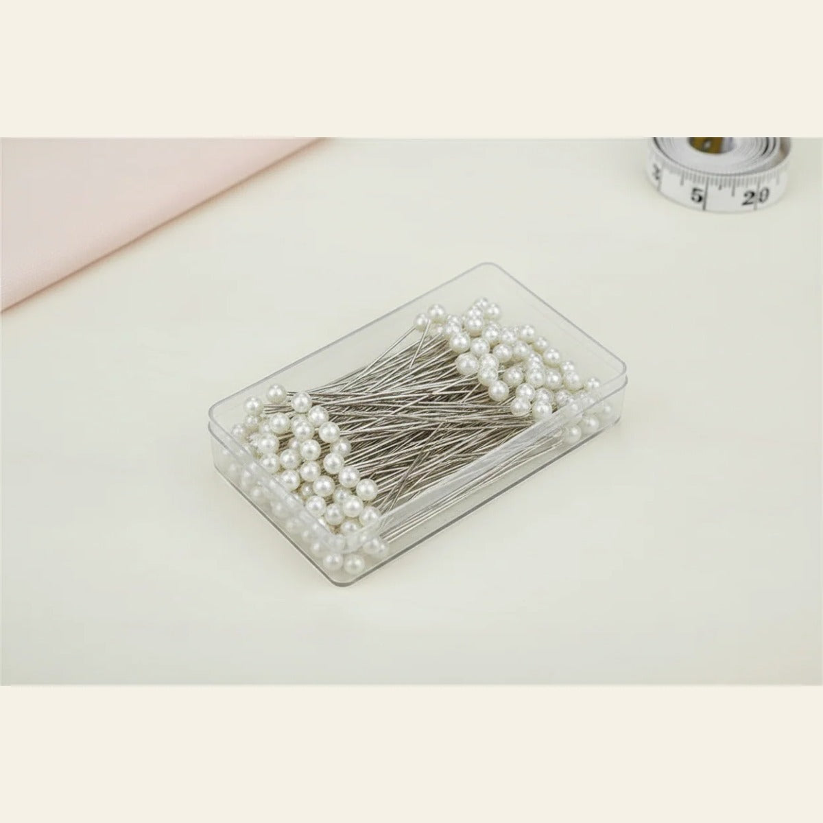 Épingles à Tête en Verre pour Hijab - Lot de 100 pcs