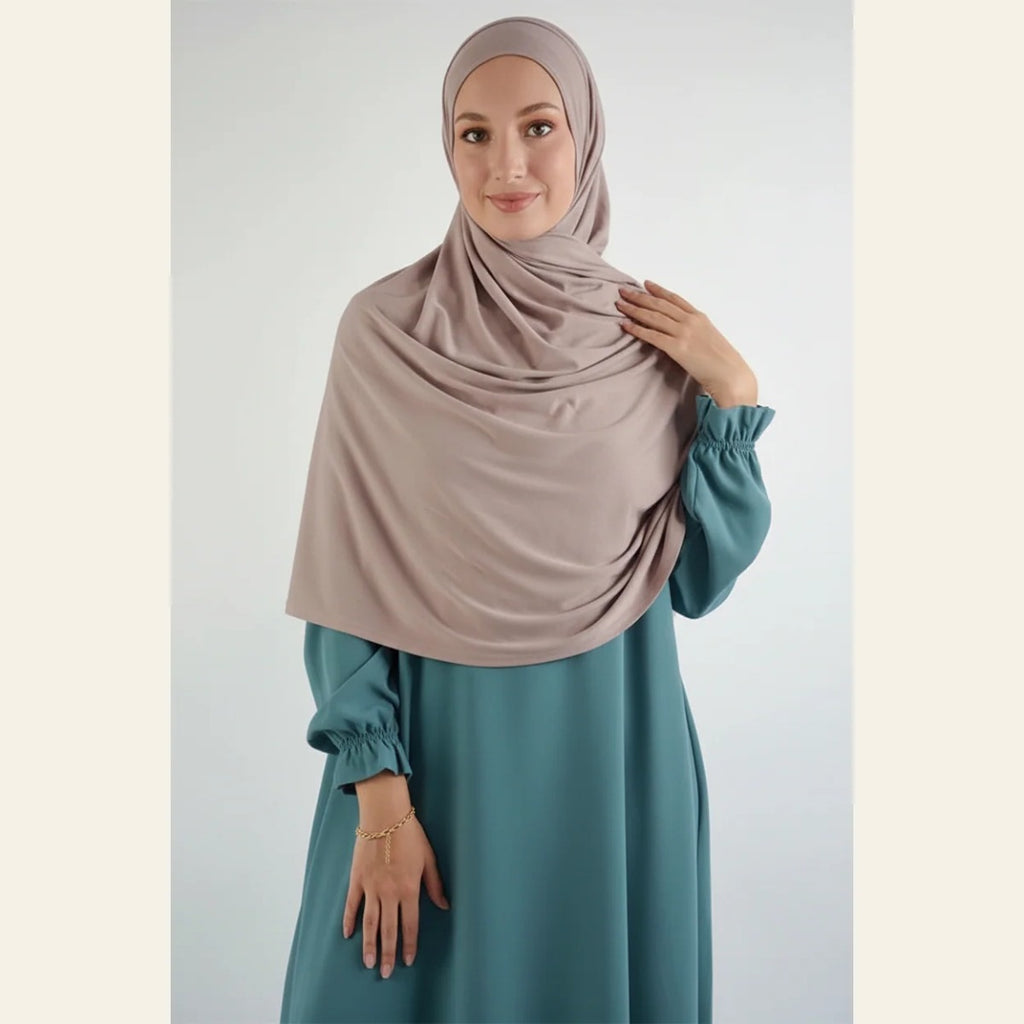 Écharpe Hijab Instantané Jersey Extensible