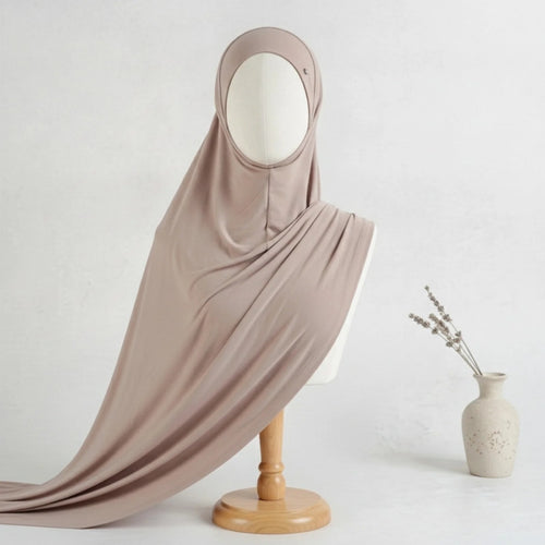 Écharpe Hijab Instantané Jersey Extensible